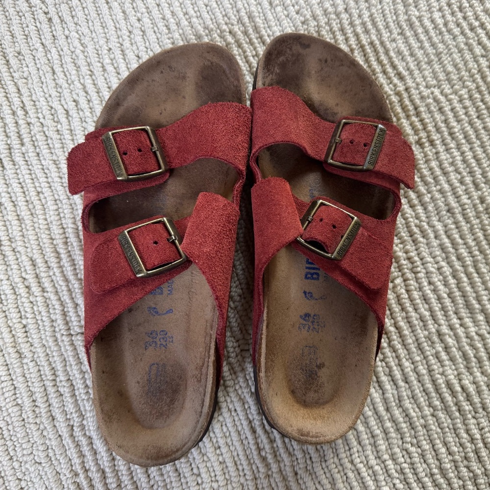 Birkenstocks size 36.
